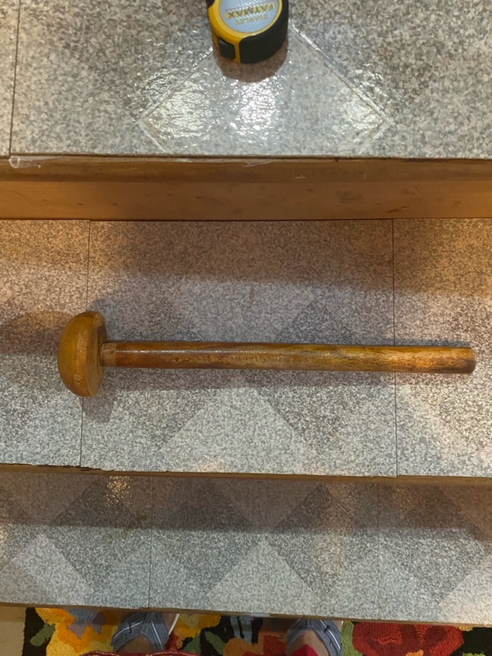 Wooden Meat Tenderizer Mallet - Natural Wood